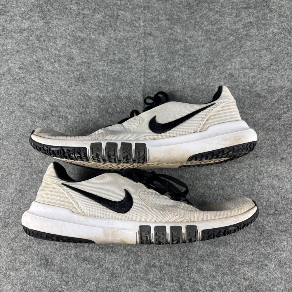 Nike Flex Control 4 Mens Training Shoes White Black Size 9.5
